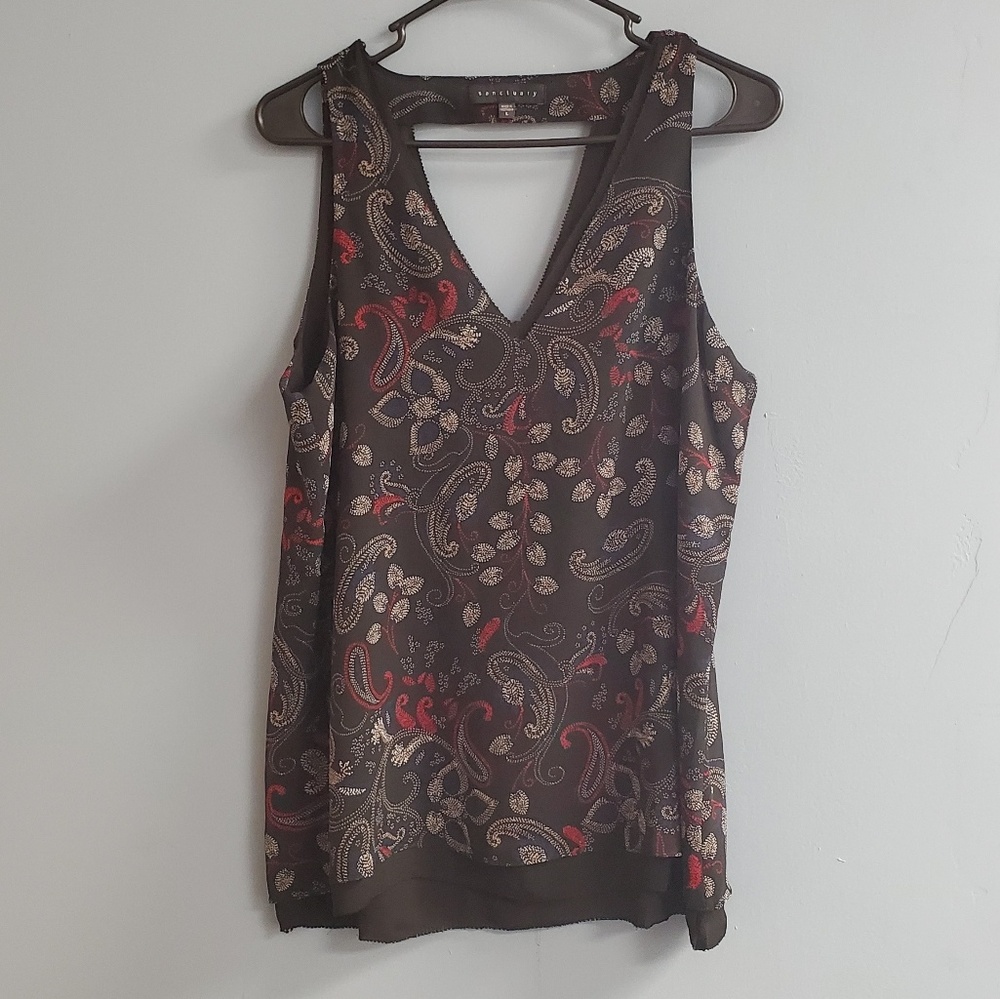 Sanctuary Print Tank Top